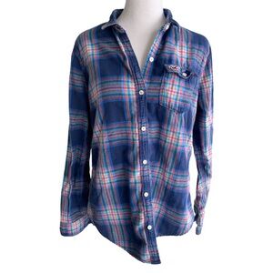 HOLLISTER Plaid Button Down Shirt